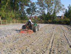 Verbetering bodem rijbak